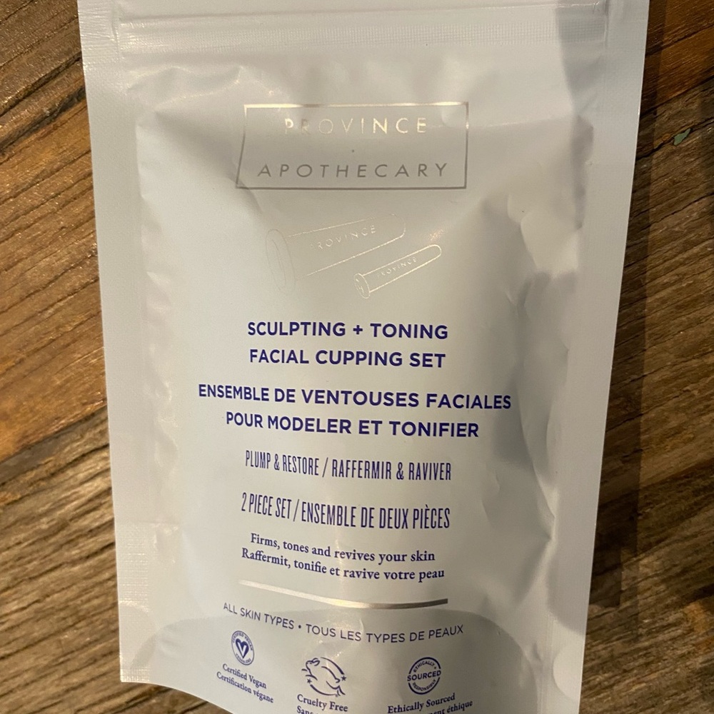 Provence Apocathary facial cupping set - new